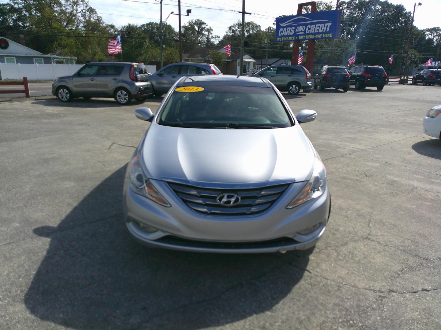 2013 SILVER HYUNDAI SONATA LIMITED; SE (5NPEC4AC5DH) , located at 10405 Abercorn Street, Savannah, GA, 31419, (912) 921-8965, 31.988262, -81.131760 - Photo#0